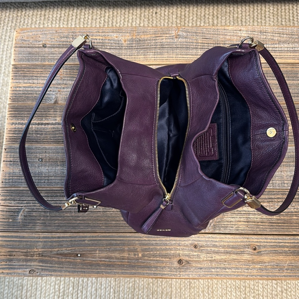 Purple Coach Bag in Excellent Used Condition - Picture 3 of 13
